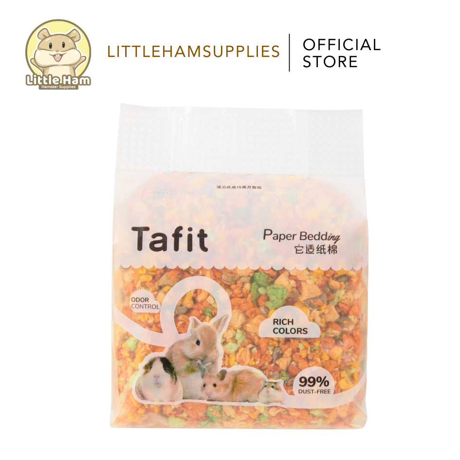 Tafit Colorful Paper Beddings Pulp 6L High Absorbent Colorful for small pets