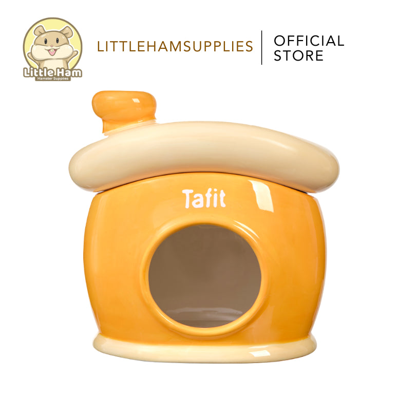 Tafit Ceramic Hideout House Green with Cooling Pad for small pet