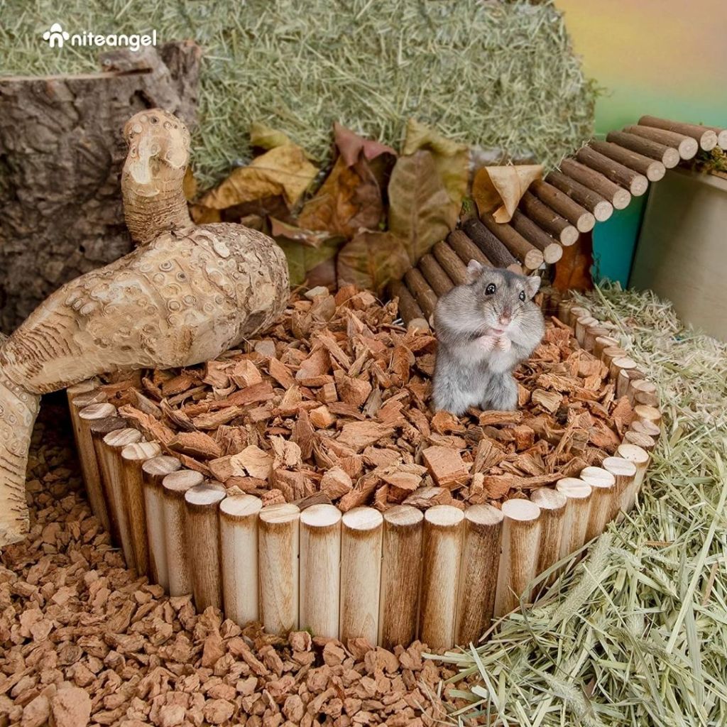 Niteangel 4L Coco Coir Chunk Chips Dry Digging Burrowing Substrate Bedding Hamster & Small Pets