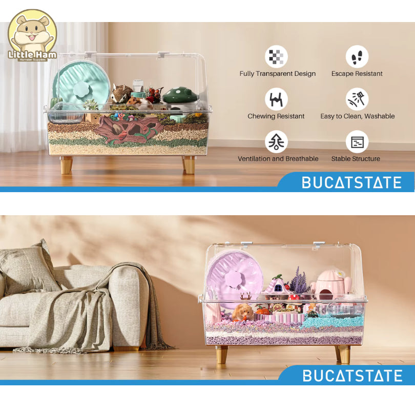 Bucatstate 70cm Transparent Cage