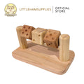 Wooden Chew Dice Enrichment Toy for small pets