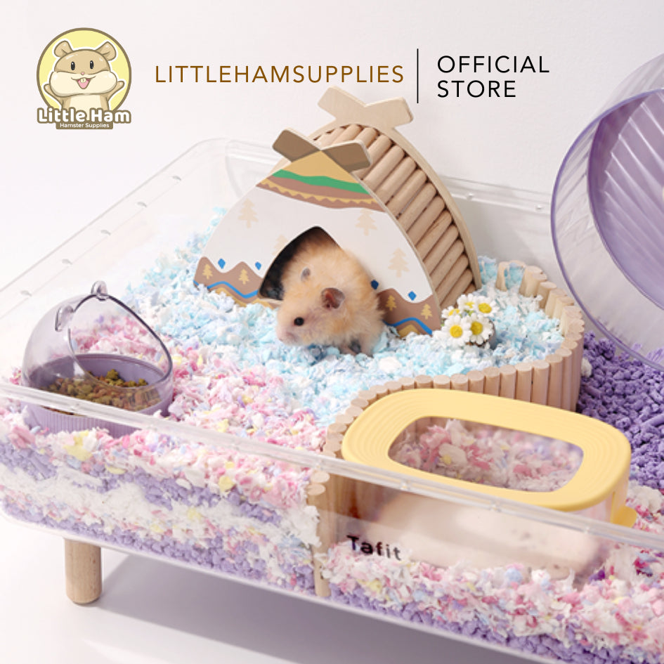 Tafit Colorful Paper Beddings Pulp 6L High Absorbent Colorful for small pets