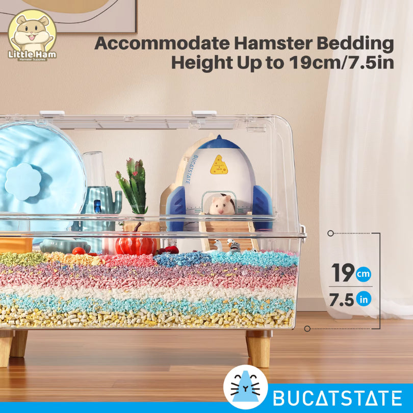Bucatstate 70cm Transparent Cage