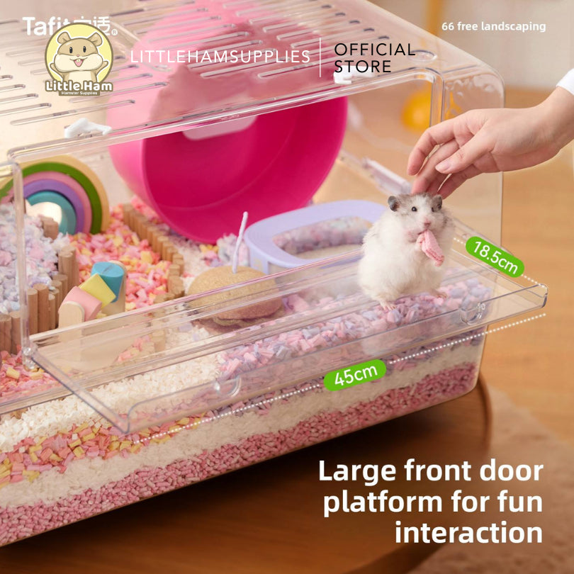 Tafit Transparent Acrylic Cage 66cm