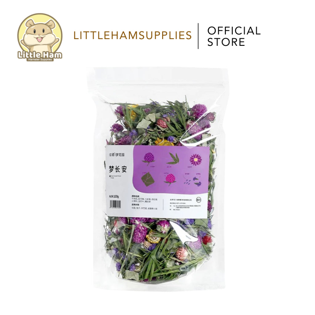 Tafit Flower Bedding Mix 100g for small pets