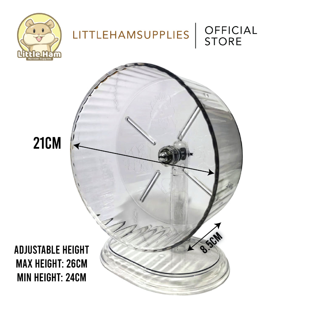 21CM Clear Hamster Running Wheel