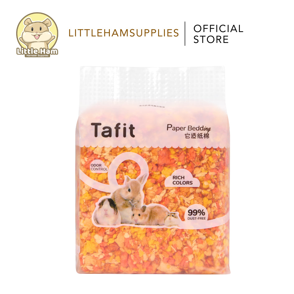 Tafit Colorful Paper Beddings Pulp 6L High Absorbent Colorful for small pets