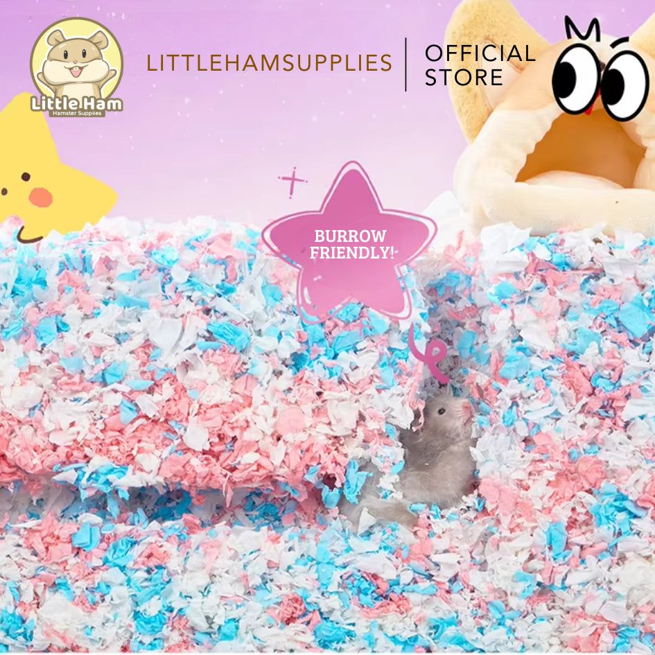 BUCATSTATE Natural Pulp Paper Beddings For Small pets High Absorbent