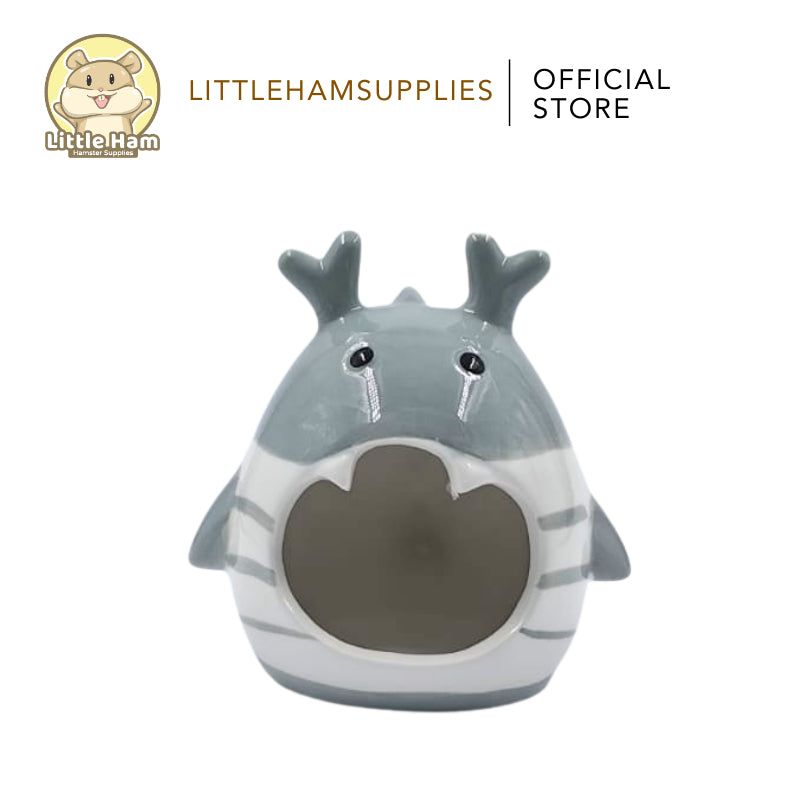 Ceramic Hideout Moose design 4 colors for dwarf hamsters and small pets [LIMITED]