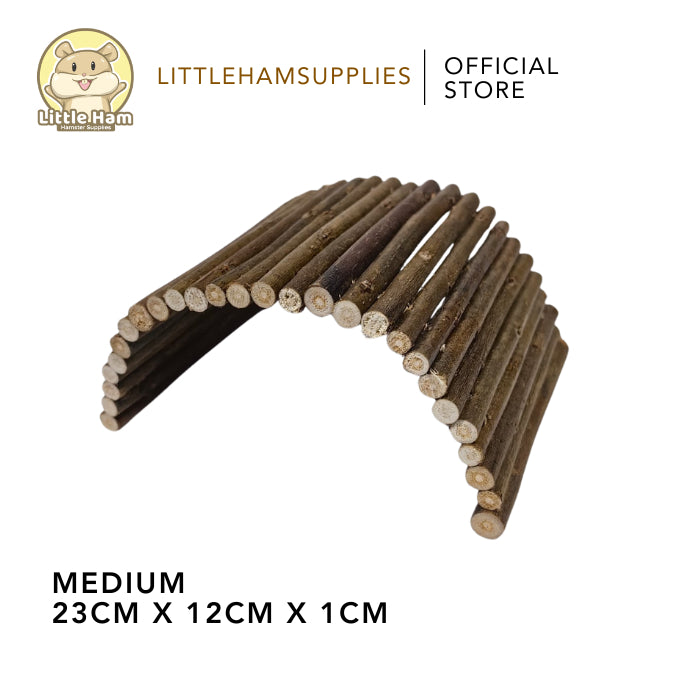 Natural Bendy Bridge for Hamsters 3 sizes