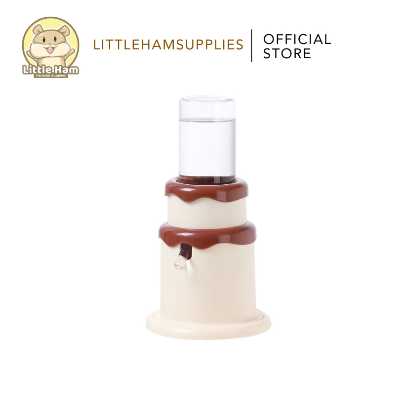 TAFIT Cake Cute Drinking Water Bottle Holder Set w/ PET material for small animal and Hamster