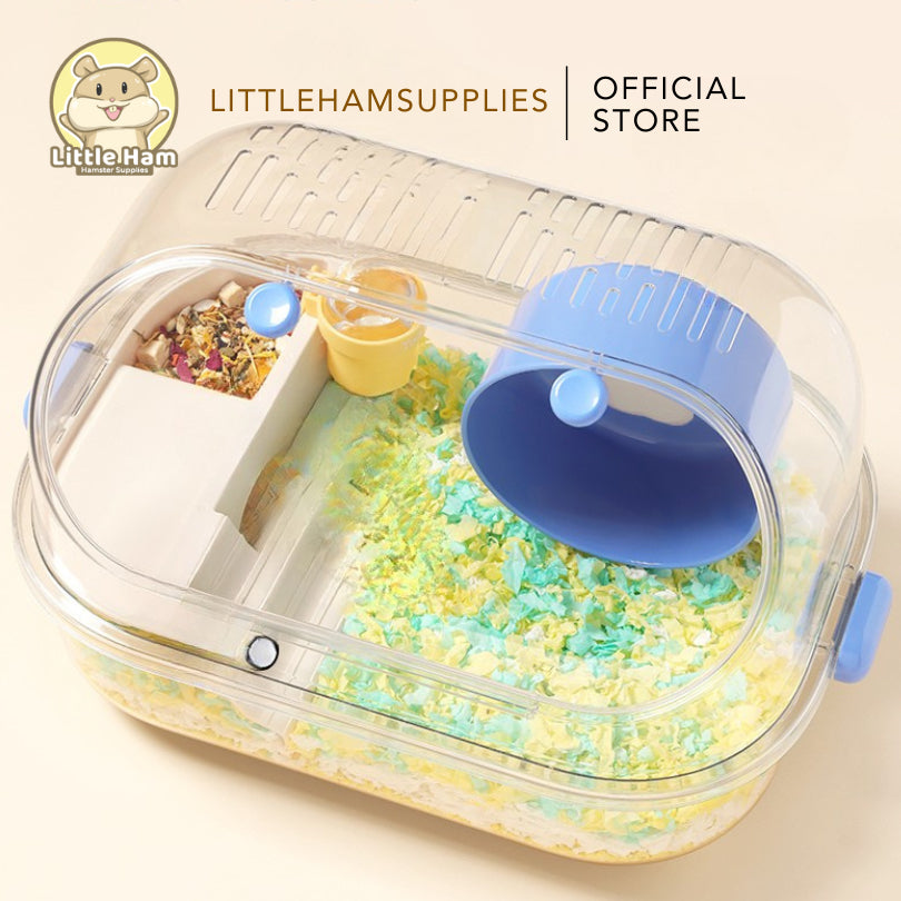 TAFIT Deluxe Big Size Carrier w/ Furniture & Wheel Portable Travel Pet Cage Small Animal & Hamster