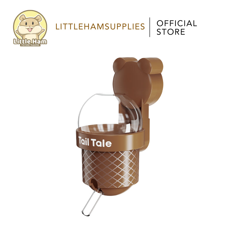 TAFIT- Tail Tale - Ice Cream Cone Water bottle w/ Magnet Hook for Small Animal Pet and Hamster