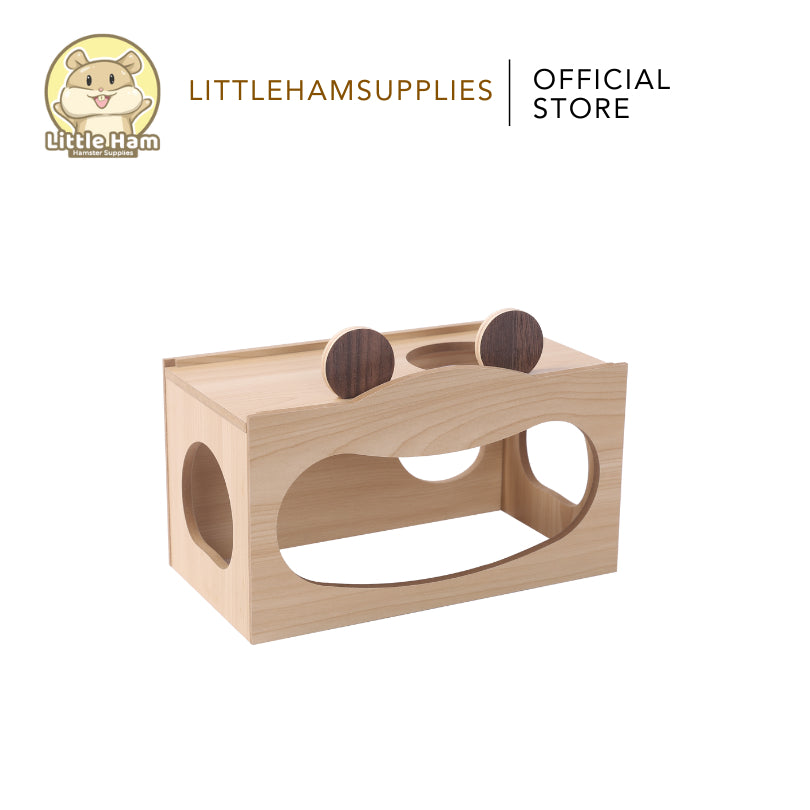 Tafit Crab Wooden Peeping Hideout for small pets