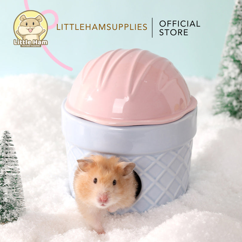 Tafit Ceramic Ice Cream Hideout for small Pets