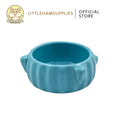 Bucatstate Blue Cactus Ceramic Food Dish Feeding Bowl Hamster Dwarf Syrian Gerbils Mice & Small Rode