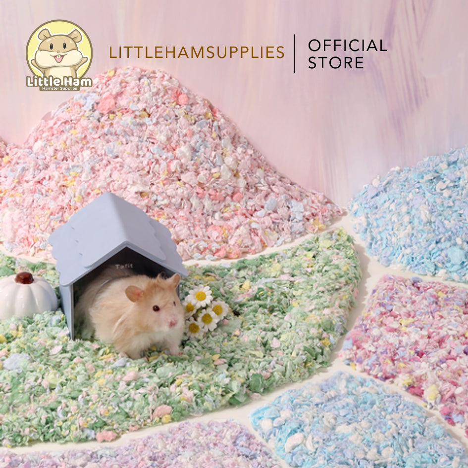 Tafit Colorful Paper Beddings Pulp 6L High Absorbent Colorful for small pets
