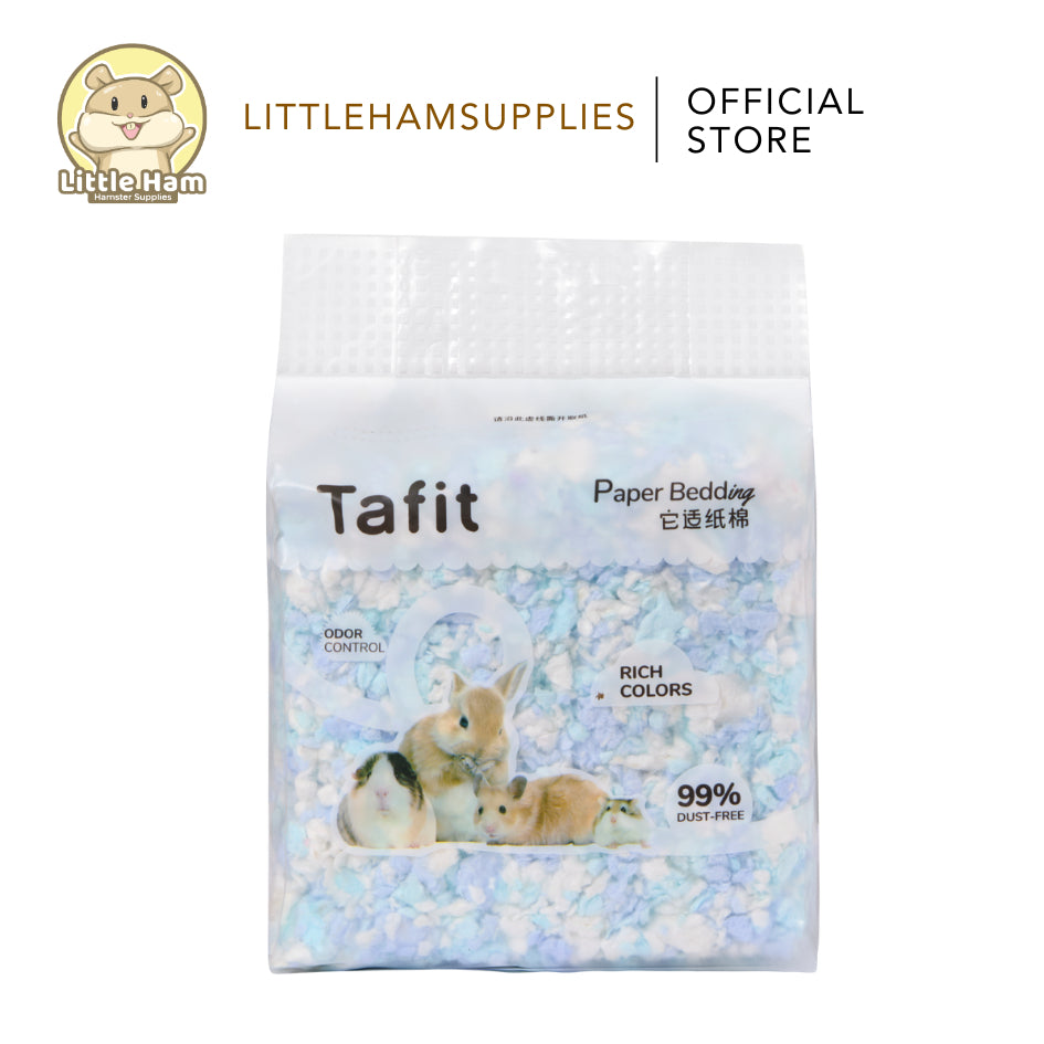 Tafit Colorful Paper Beddings Pulp 6L High Absorbent Colorful for small pets