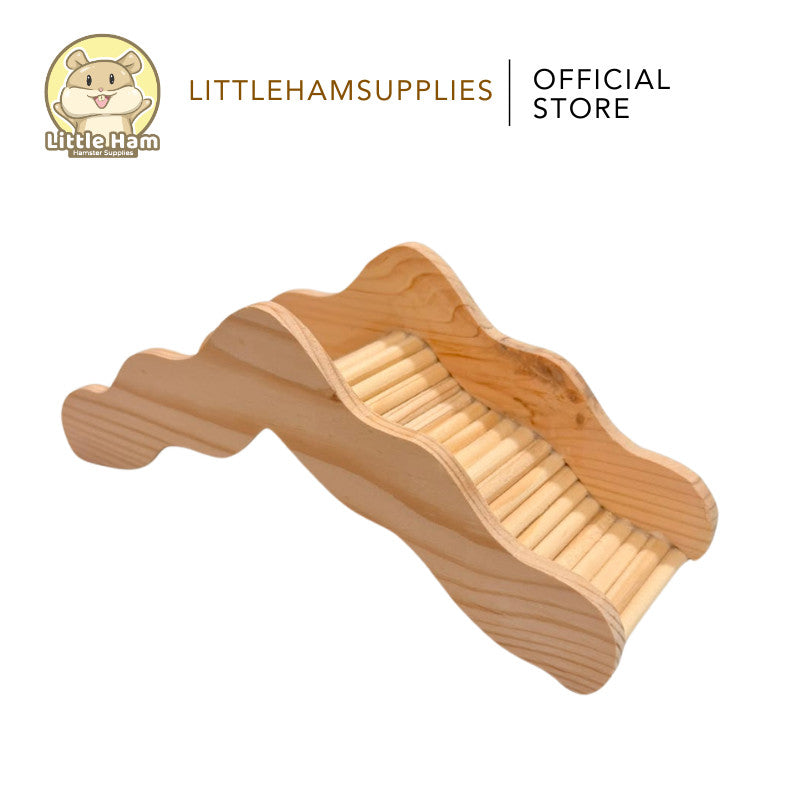 Little Ham Supplies Wavy Wooden Bridge Way for small pets