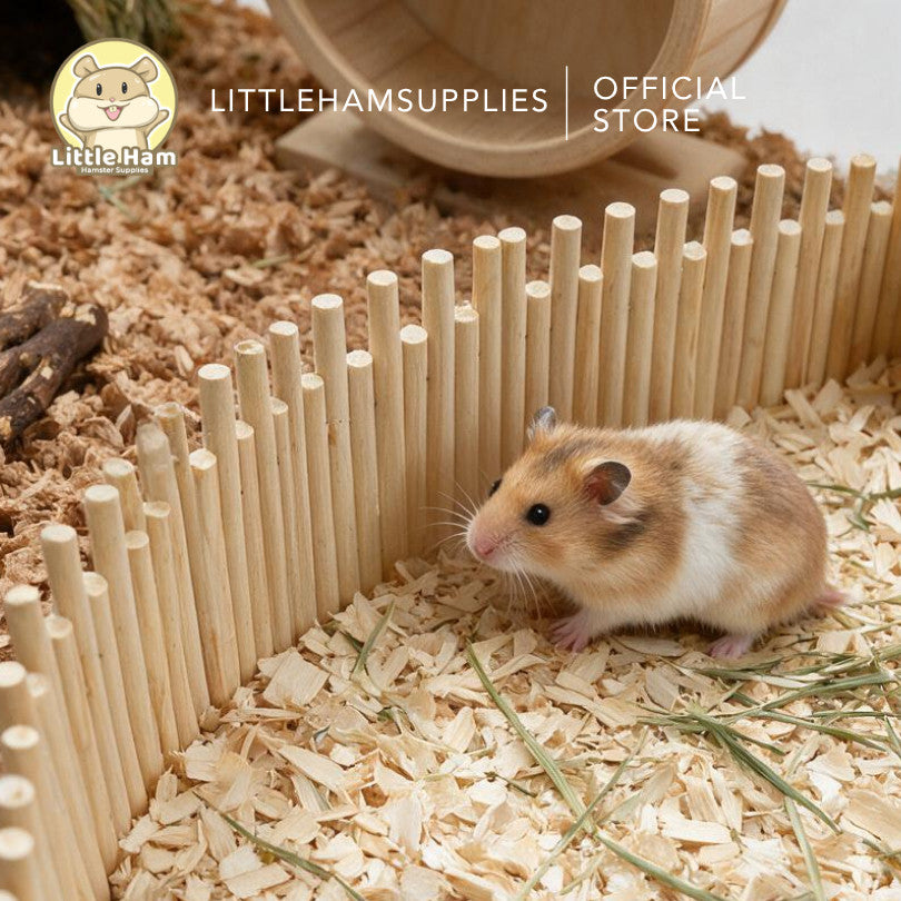 Hamster Wooden Bendy Fence Divider for hamster Cage