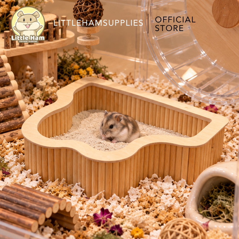 Wooden Sand Box Wavy Design