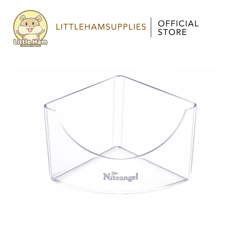 Niteangel Small Animal Acrrylic Sand Box for small pets
