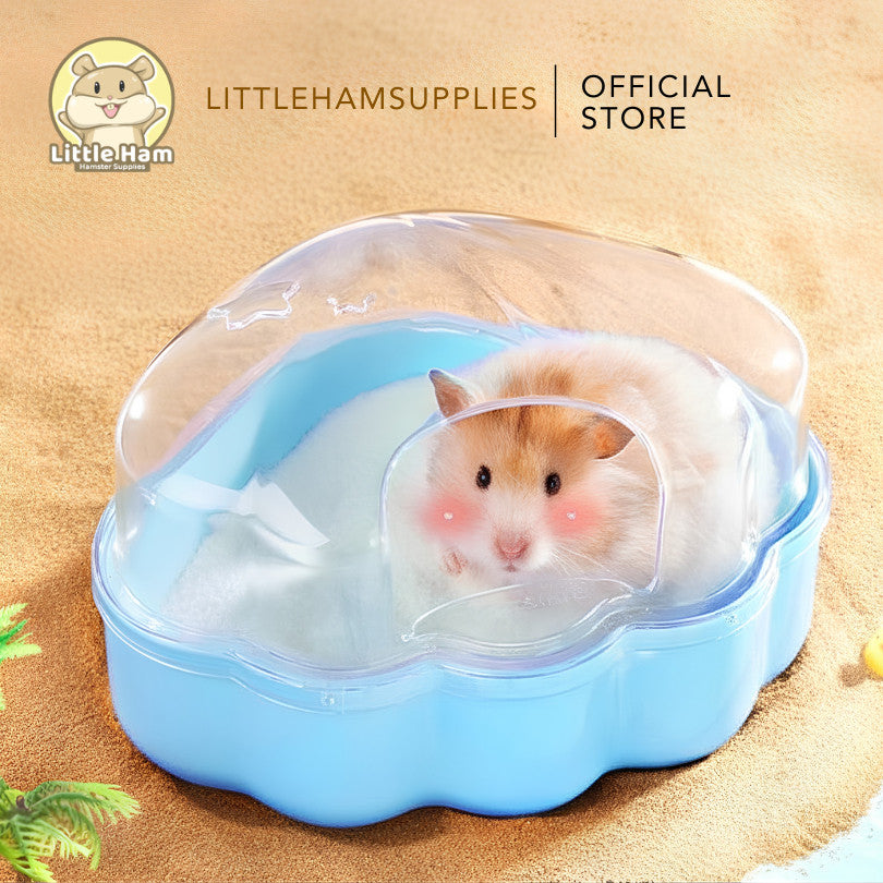 Bucatstate Seashell Corner Sand Bath Tub for Hamsters & Small Pets