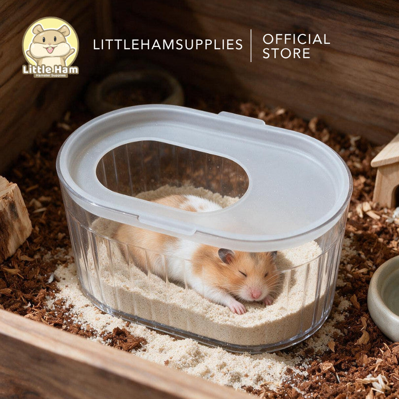 YEE Crystal Clear Sand Box for small pets