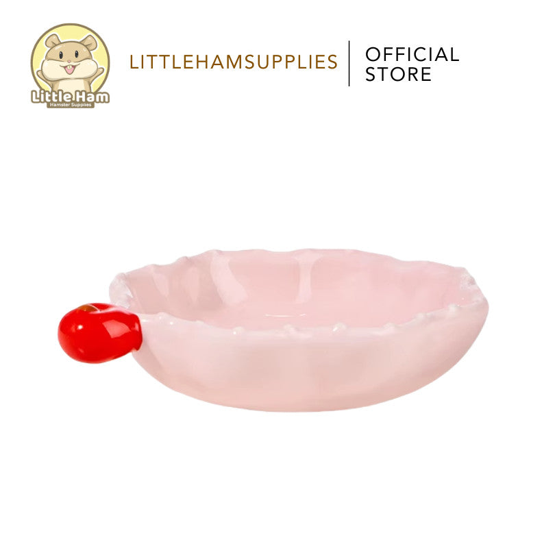 BUCATSATE Cute Pudding Ceramic Hideout Set for small pets
