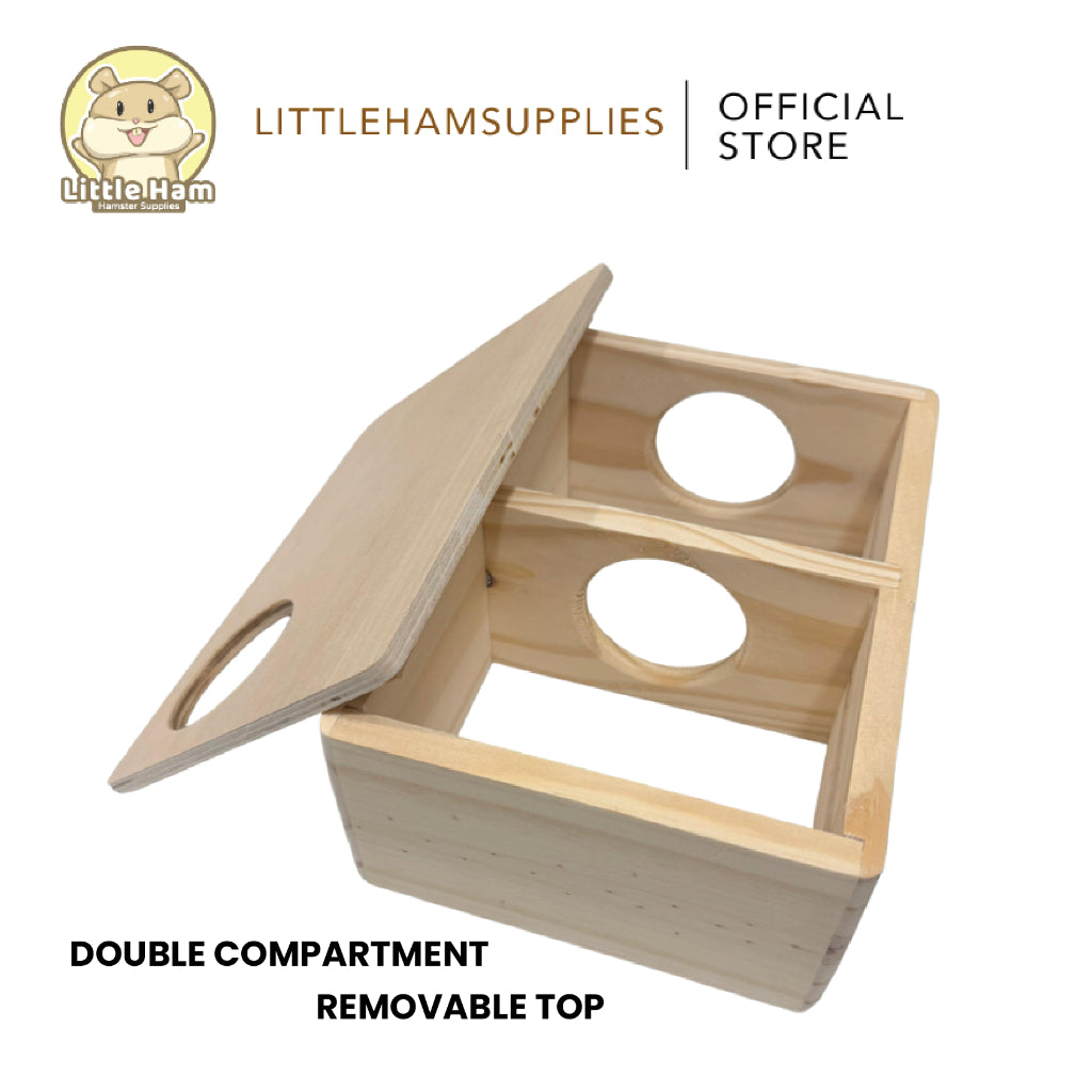Double Chamber Hideout for Dwarf Hamsters and Small Pets