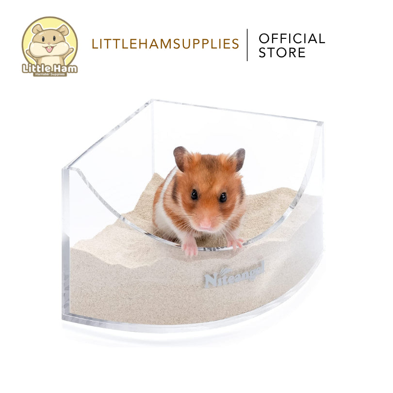 Niteangel Small Animal Acrrylic Sand Box for small pets