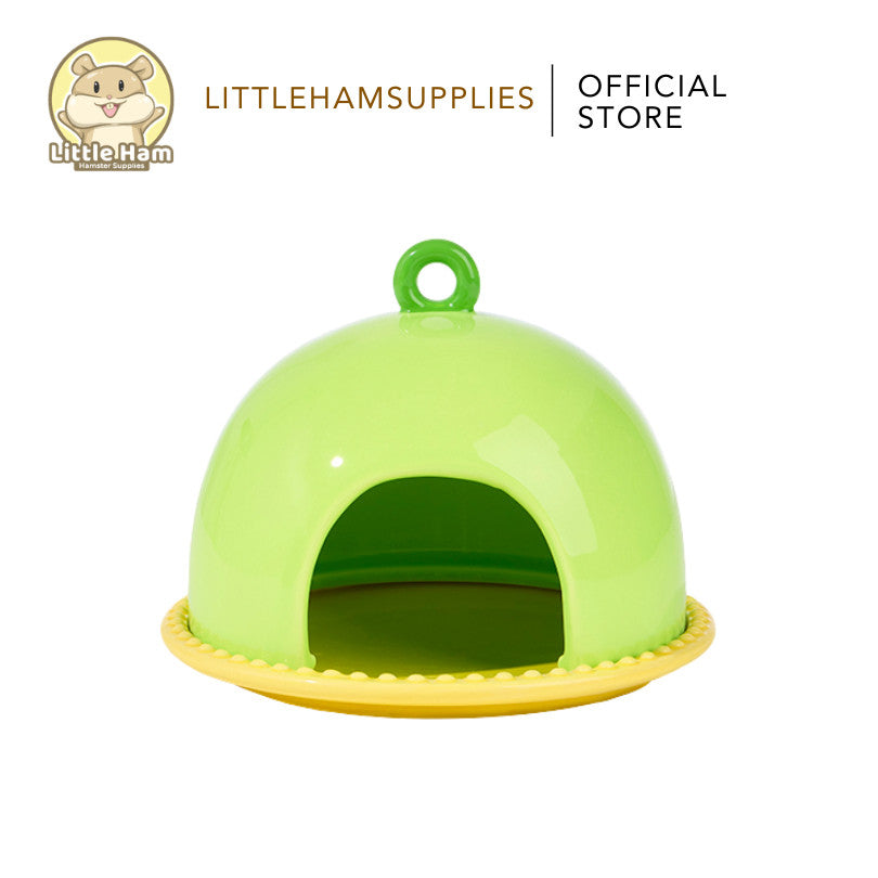 BUCATSATE Cute Pudding Ceramic Hideout Set for small pets
