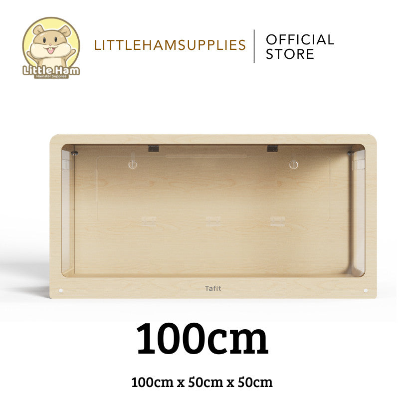 Tafit Wooden Acrylic Cage 80cm and 100cm for small pets