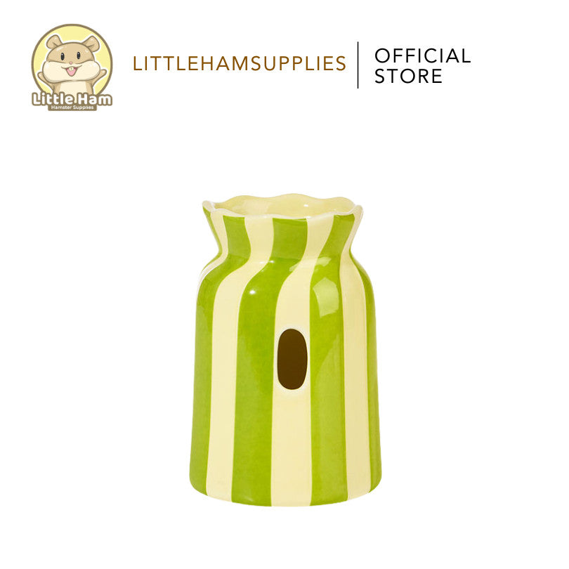 BUCATSATE Cute Pudding Ceramic Hideout Set for small pets