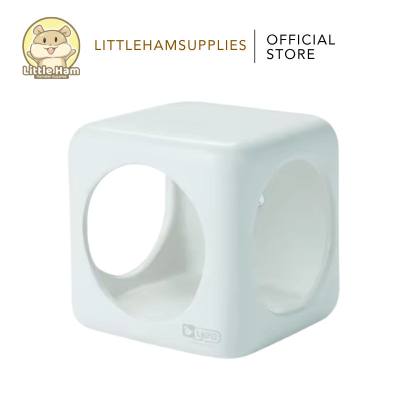 YEE Square Ceramic Hideout for Small Pets