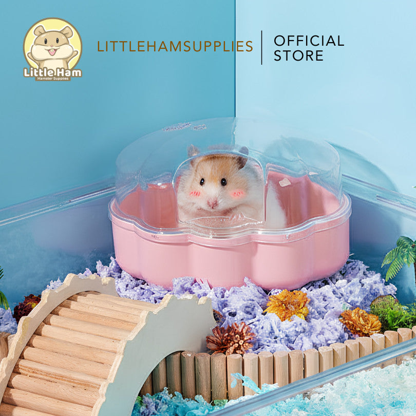 Bucatstate Seashell Corner Sand Bath Tub for Hamsters & Small Pets