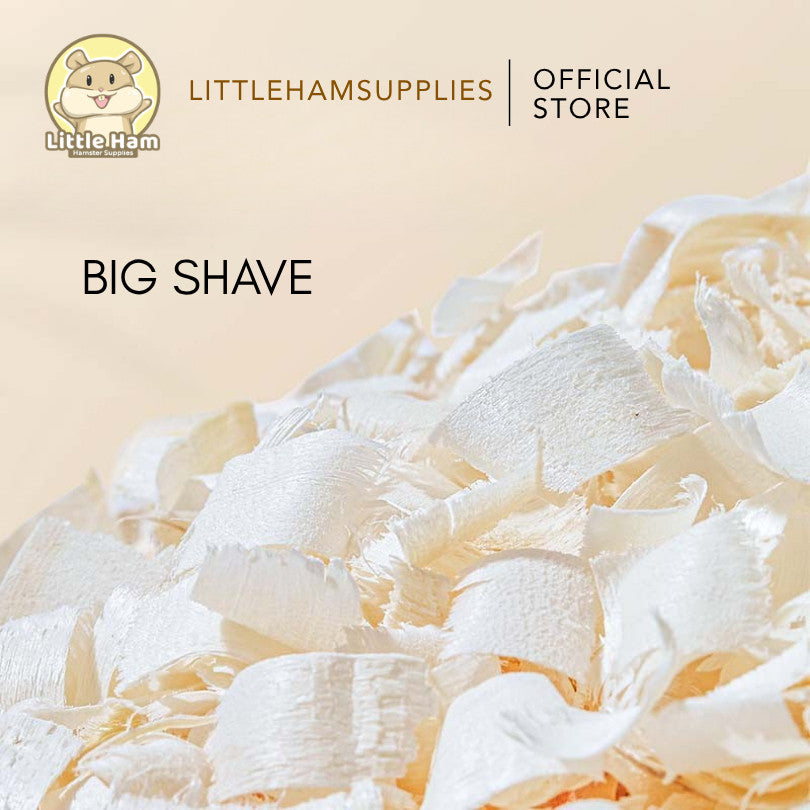 Bucatstate Poplar Wood Shavings 1.5KG Beddings for small pets