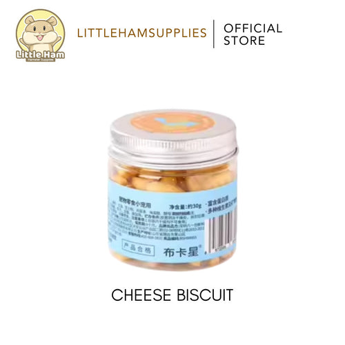 BUCATSTATE  Hamster Treats Freeze Dried Chicken, Biscuit, Salmon, Cheese, Goats Milk