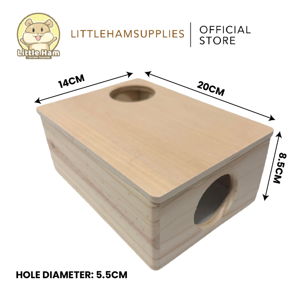 Double Chamber Hideout for Dwarf Hamsters and Small Pets