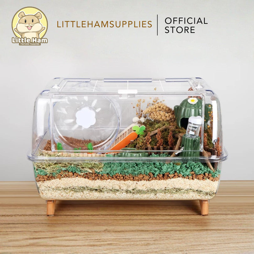BUCATSTATE 65CM Transparent Cage for small pets