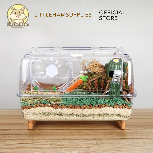 BUCATSTATE 65CM Transparent Cage for small pets