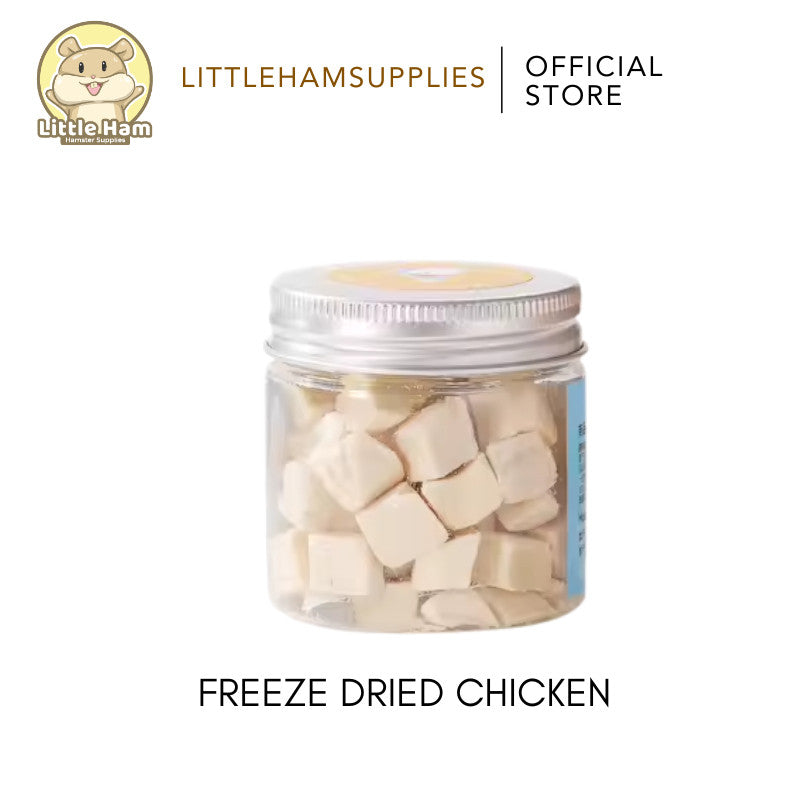BUCATSTATE  Hamster Treats Freeze Dried Chicken, Biscuit, Salmon, Cheese, Goats Milk
