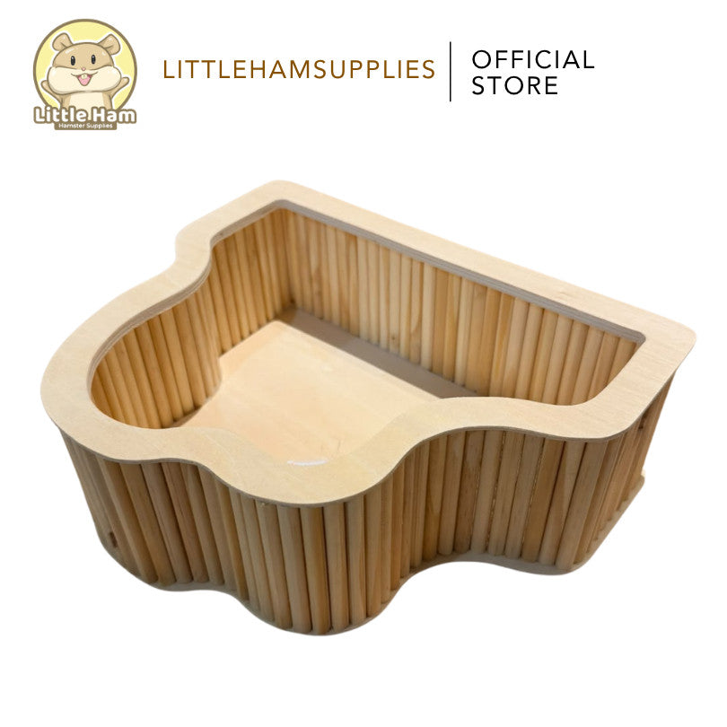 Wooden Sand Box Wavy Design