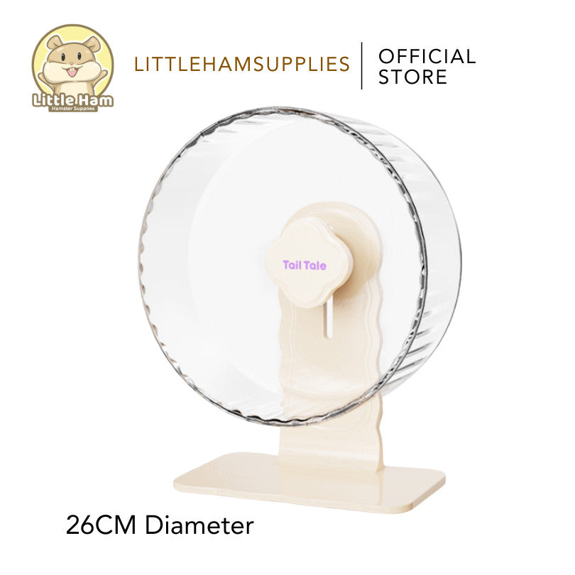 Tail Tale 22CM 26CM Ultra Silent Wheel Cream for small pets