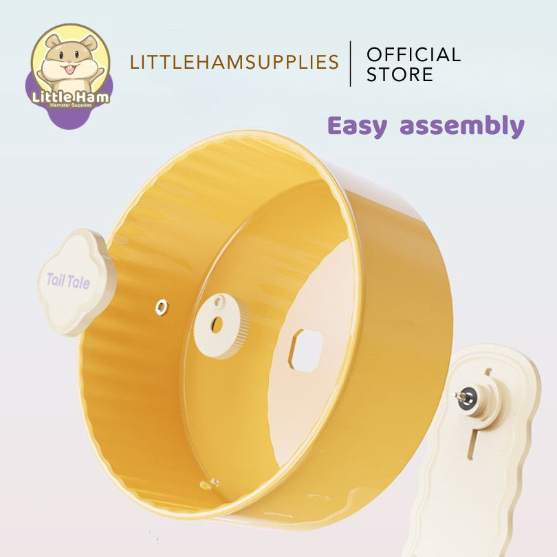 Tail Tale 22CM 26CM Ultra Silent Wheel Cream for small pets