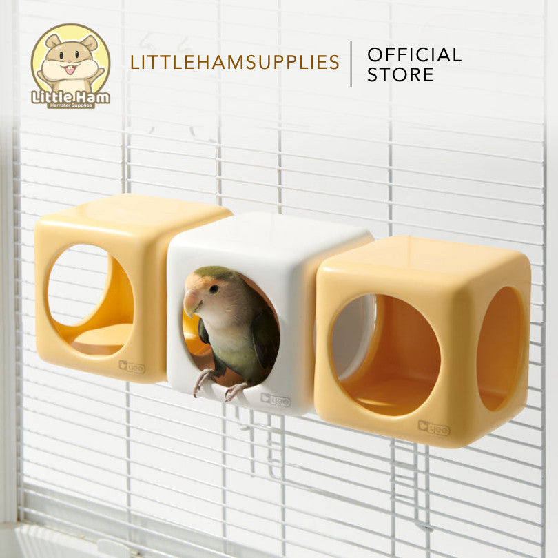 YEE Square Ceramic Hideout for Small Pets